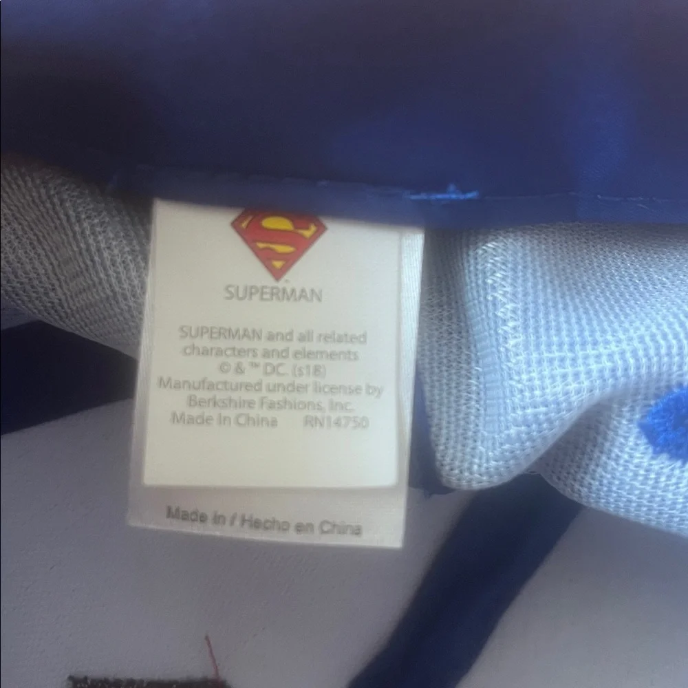 DC Comics Blue Superman Kids Cap One Size